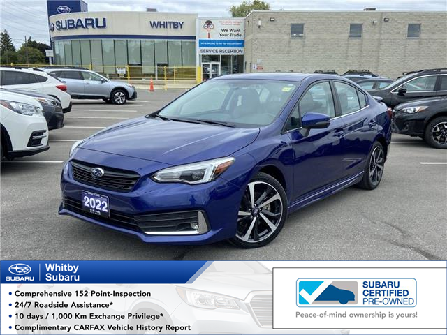 2022 Subaru Impreza Sport-tech (Stk: 2102744A) in Whitby - Image 1 of 23