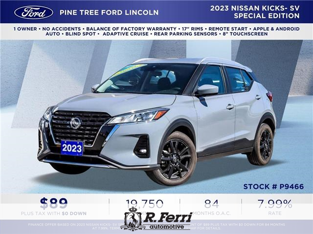 2023 Nissan Kicks SV (Stk: P9466) in Woodbridge - Image 1 of 24