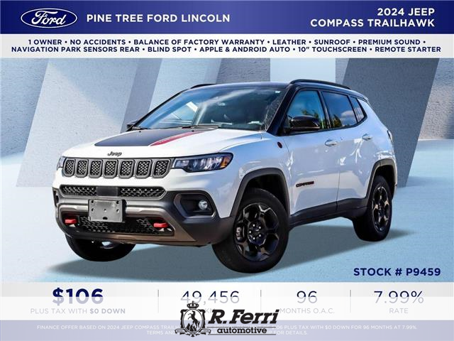 2024 Jeep Compass Trailhawk (Stk: P9459) in Woodbridge - Image 1 of 28 2024 Jeep Compass Trailhawk (Stk: P9459) in Woodbridge - Image 1 of 28