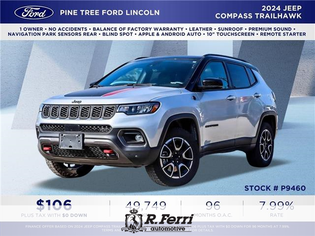 2024 Jeep Compass Trailhawk (Stk: P9460) in Woodbridge - Image 1 of 31 2024 Jeep Compass Trailhawk (Stk: P9460) in Woodbridge - Image 1 of 31