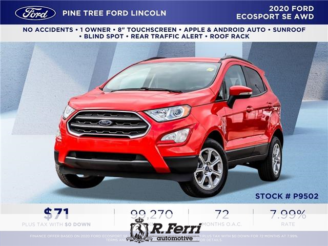 2020 Ford EcoSport SE (Stk: P9502) in Woodbridge - Image 1 of 29