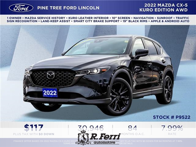 2022 Mazda CX-5  (Stk: P9522) in Woodbridge - Image 1 of 29