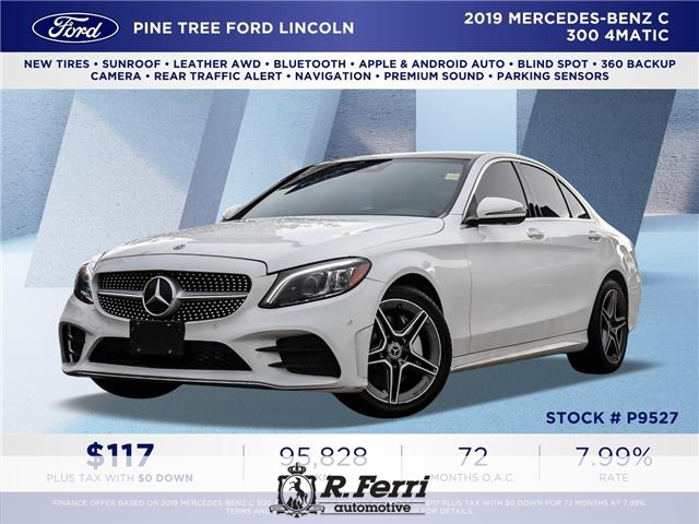 2019 Mercedes-Benz C-Class Base (Stk: P9527) in Woodbridge - Image 1 of 28