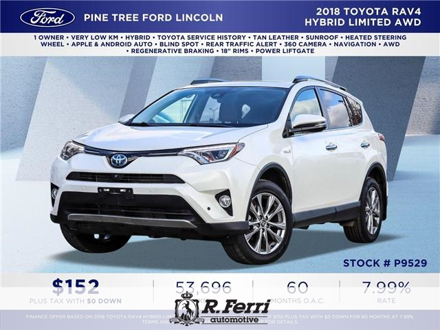 2018 Toyota RAV4 Hybrid Limited (Stk: P9529) in Woodbridge - Image 1 of 29