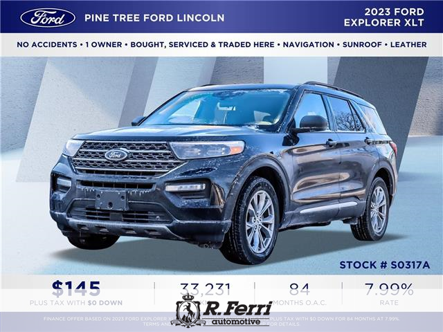 2023 Ford Explorer XLT (Stk: S0317A) in Woodbridge - Image 1 of 2