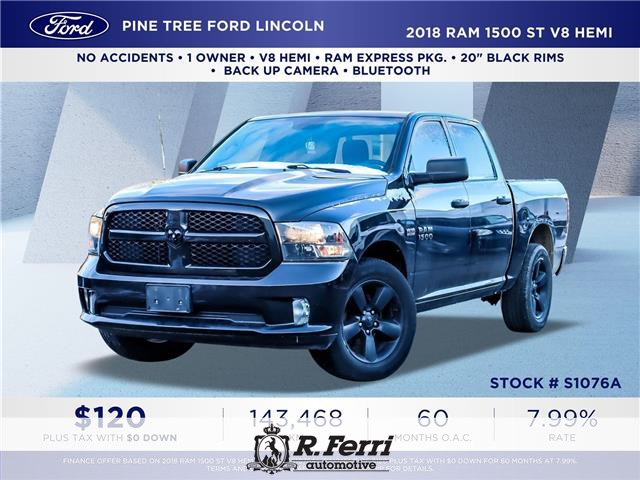 2018 RAM 1500 ST (Stk: S1076A) in Woodbridge - Image 1 of 19