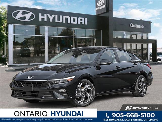 2026 Hyundai Elantra Luxury w/Two-Tone Interior Black with 12km at $32,142