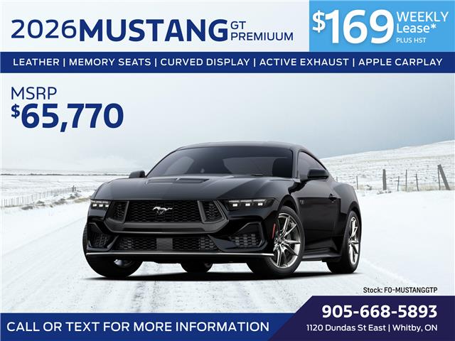 2026 Ford Mustang GT Premium Black at $59,998