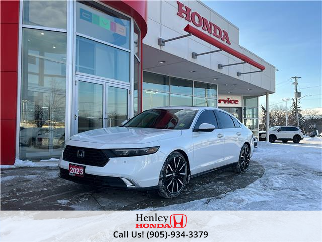 2023 Honda Accord Hybrid Touring (Stk: H22532A) in St. Catharines - Image 5 of 22