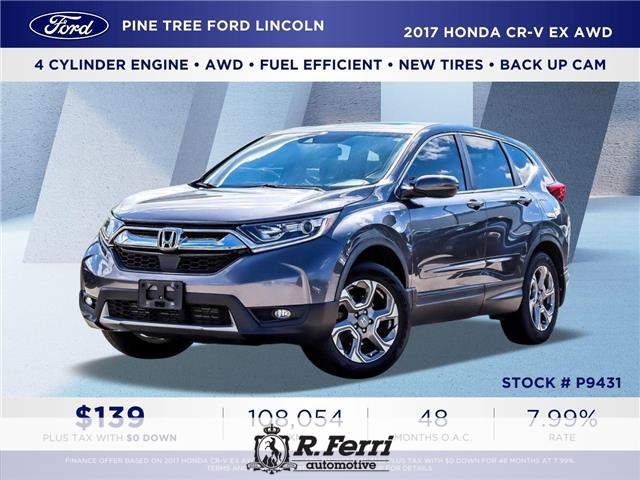 2017 Honda CR-V EX (Stk: P9431) in Woodbridge - Image 1 of 28