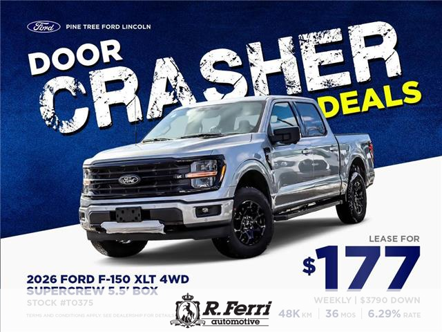 2026 Ford F-150 XLT (Stk: T0375) in Woodbridge - Image 1 of 1