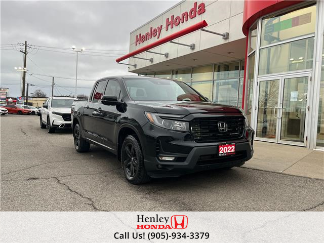 2022 Honda Ridgeline Black Edition (Stk: H22730A ) in St. Catharines - Image 2 of 12