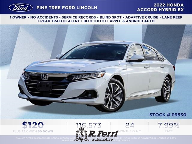 2022 Honda Accord Hybrid Base (Stk: P9530) in Vaughan - Image 1 of 29