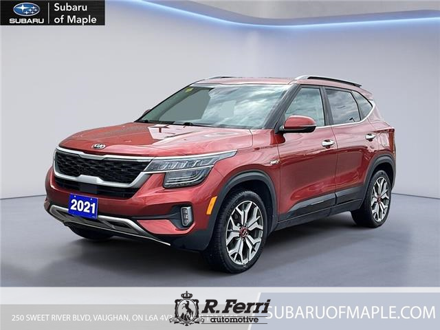 2021 Kia Seltos SX Turbo (Stk: S27524AA) in Vaughan - Image 1 of 18