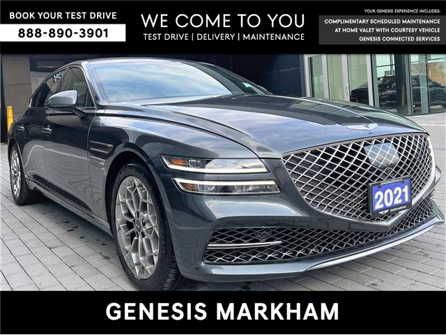 2021 Genesis G80 2.5T Advanced (Stk: 25100308A) in Markham - Image 1 of 22