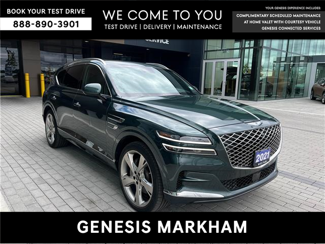 2021 Genesis GV80 3.5T Prestige (Stk: 25100491A) in Markham - Image 1 of 16