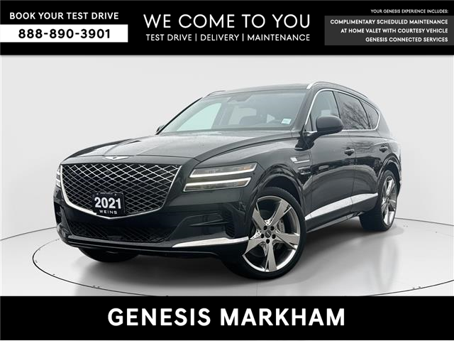 2021 Genesis GV80 3.5T Prestige (Stk: 25101539B) in Markham - Image 1 of 13