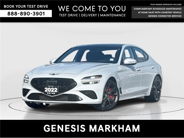 2022 Genesis G70 3.3T Sport (Stk: 25101581A) in Markham - Image 1 of 12