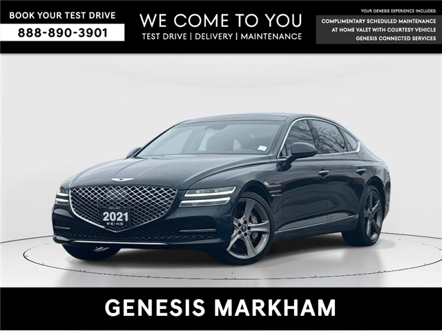 2021 Genesis G80 3.5T Prestige (Stk: 25101639A) in Markham - Image 1 of 36