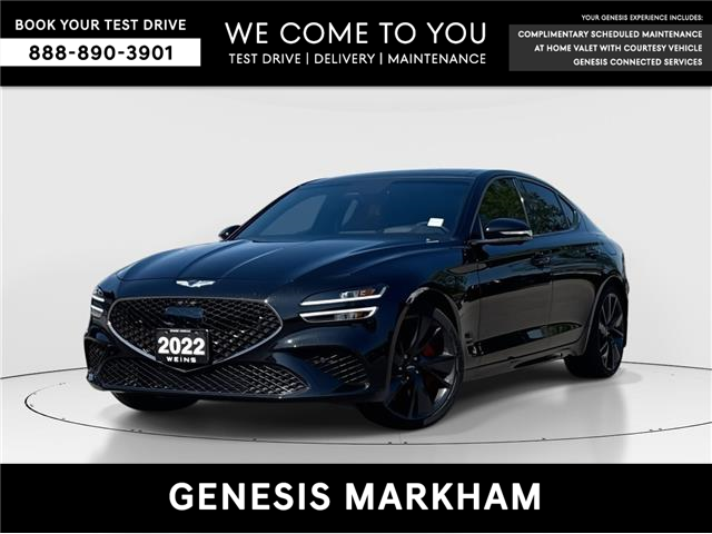2022 Genesis G70 3.3T Sport (Stk: 25101685A) in Markham - Image 1 of 12