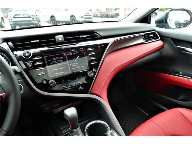 2020 Toyota Camry Xse Red Premium Leather Seats With White Stitching 