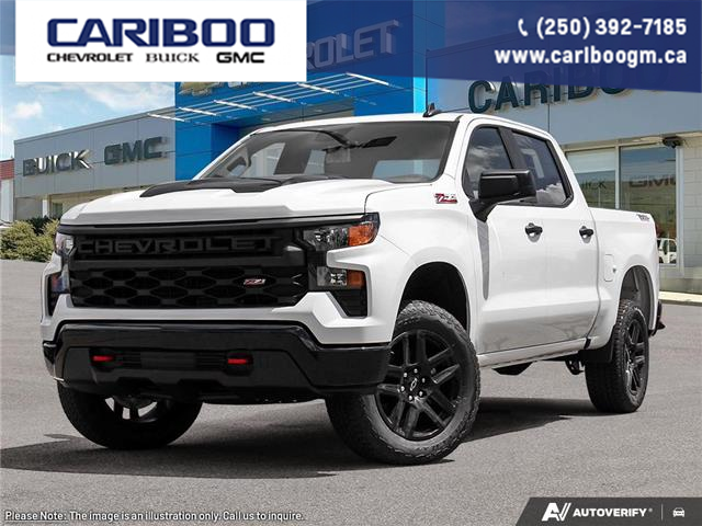 2026 Chevrolet Silverado 1500 Custom Trail Boss (Stk: 26T052) in Williams Lake - Image 1 of 26