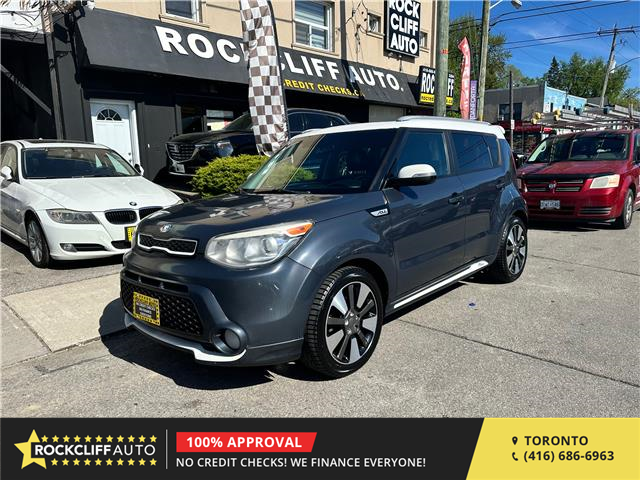 2014 Kia Soul Two-Tone Fathom Blue/White Special Edition (Stk: K076221) in Scarborough - Image 1 of 16