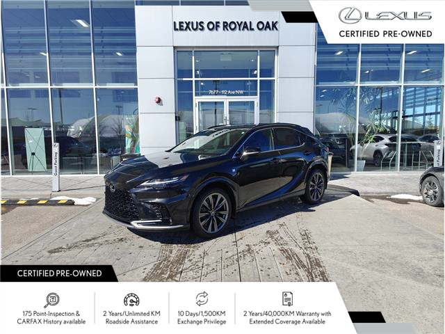 Used 2023 Lexus RX 350 Base F SPORT 2 / ZERO ACCIDENTS / 14 TOUCHSCREEN - Calgary - Lexus of Royal Oak