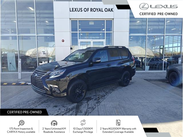 Used 2022 Lexus GX 460 Premium BLACK LINE SPECIAL EDITION / POWEREFUL V8 / 7 PASSENGER - Calgary - Lexus of Royal Oak