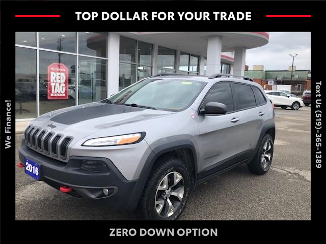 2016 Jeep Cherokee Trailhawk (Stk: 44154B) in Chatham - Image 1 of 13