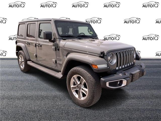 2021 Jeep Wrangler Unlimited Sahara (Stk: 46334CU) in Innisfil - Image 1 of 18