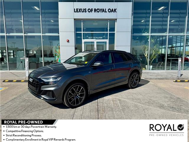 Used 2019 Audi Q8 55 Technik TECHNIK QUATTRO / S-LINE / ZERO ACCIDENTS / LOW MILEAGE - Calgary - Lexus of Royal Oak