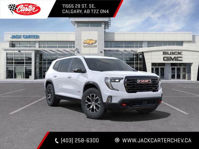 2025 GMC Acadia AT4 (Stk: SJ273376) in Calgary - Image 1 of 24
