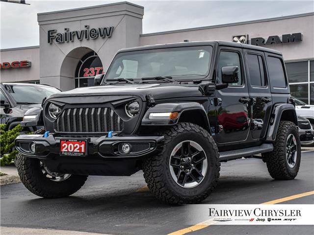 2021 Jeep Wrangler 4xe (PHEV) Sahara (Stk: U19752) in Burlington - Image 1 of 31