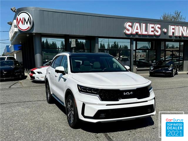 2022 Kia Sorento Plug-In Hybrid SX w/Grey Interior (Stk: 22-092773) in Abbotsford - Image 1 of 18