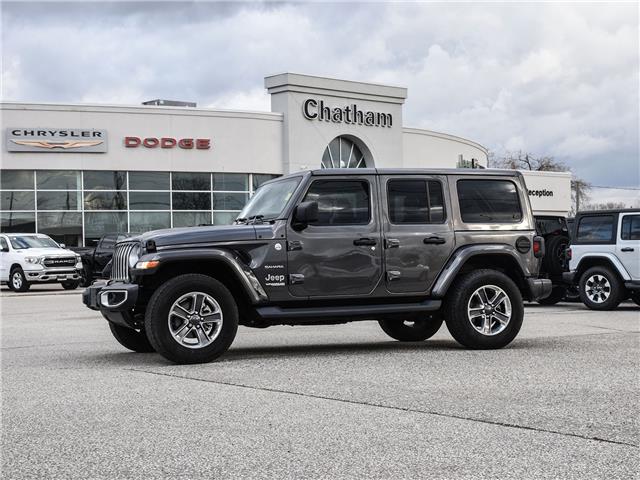 2021 Jeep Wrangler Unlimited Sahara (Stk: N05688A) in Chatham - Image 1 of 27