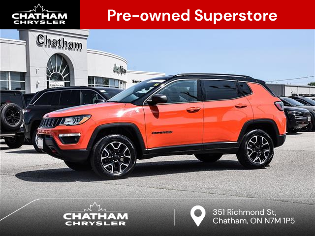 2021 Jeep Compass Trailhawk (Stk: U05156) in Chatham - Image 1 of 27