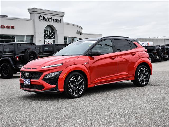 2022 Hyundai Kona 1.6T N Line w/Two-Tone Roof (Stk: U05204) in Chatham - Image 1 of 26