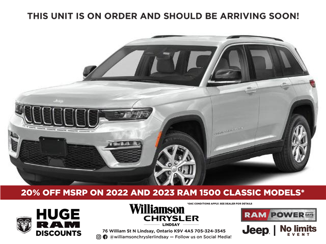 2024 Jeep Grand Cherokee Limited (Stk: R8939730) in Lindsay - Image 1 of 11