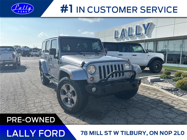 2017 Jeep Wrangler Unlimited Sahara (Stk: 4386A) in Tilbury - Image 1 of 18