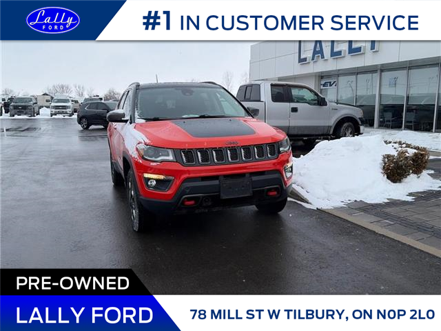 2018 Jeep Compass Trailhawk (Stk: LFEX01577A) in Tilbury - Image 1 of 15