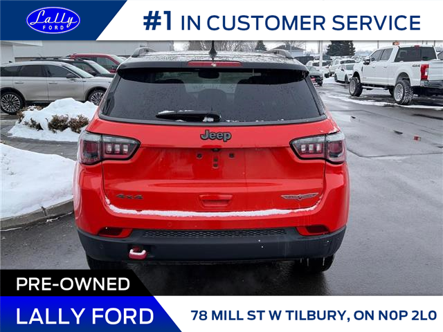 2018 Jeep Compass Trailhawk (Stk: LFEX01577A) in Tilbury - Image 4 of 15