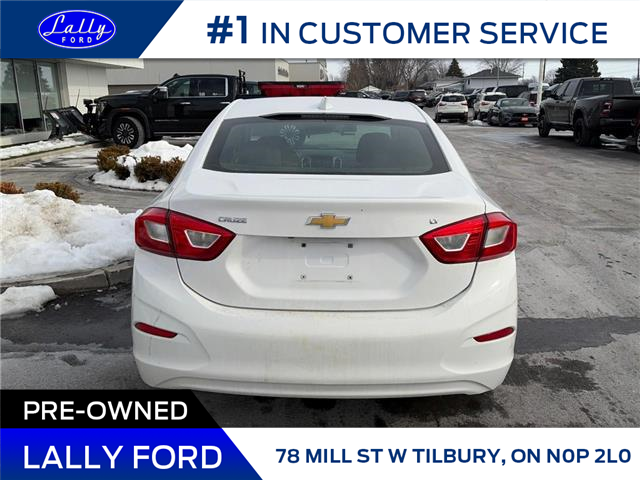 2018 Chevrolet Cruze LT Auto (Stk: LFFF01428B) in Tilbury - Image 4 of 4