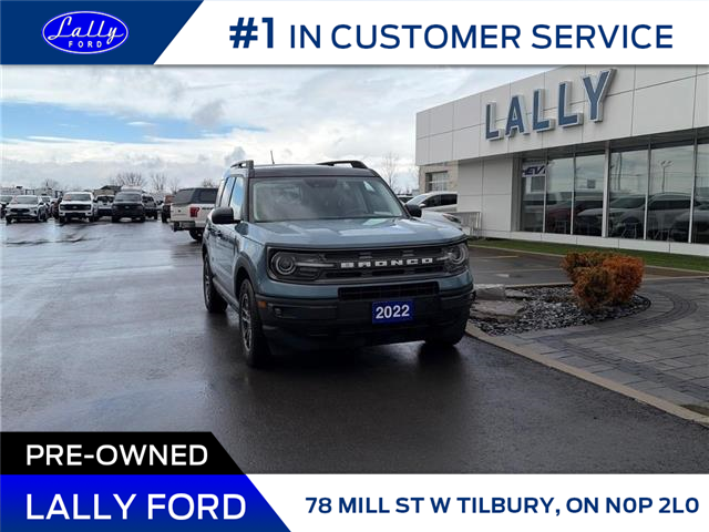 2022 Ford Bronco Sport Big Bend (Stk: LFBS01708TR) in Tilbury - Image 1 of 5