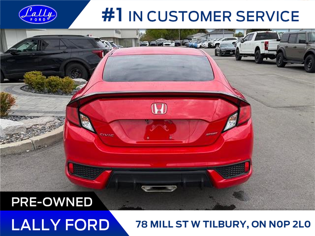 2019 Honda Civic Sport (Stk: LFRA01607A) in Tilbury - Image 4 of 7
