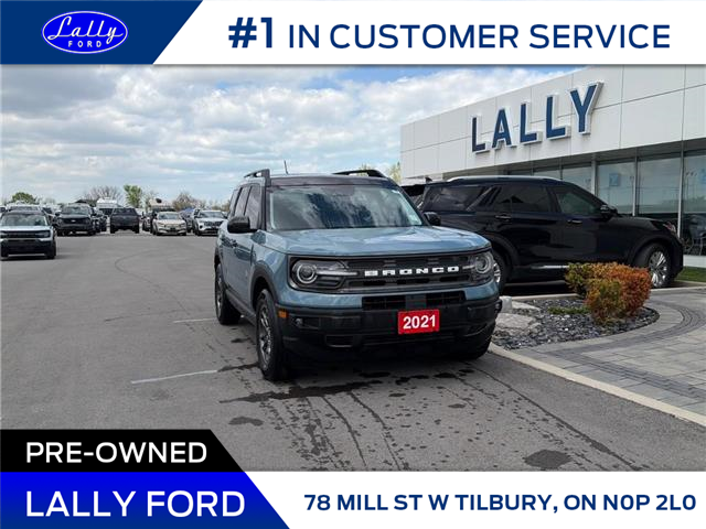 2021 Ford Bronco Sport Big Bend (Stk: LF00989MA) in Tilbury - Image 1 of 15