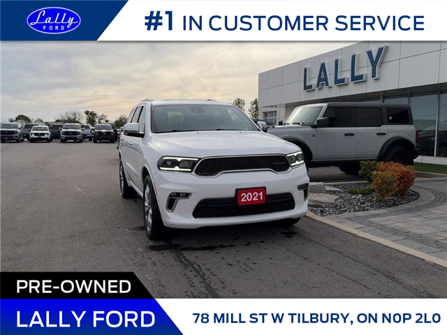 2021 Dodge Durango Citadel (Stk: LFED01766A) in Tilbury - Image 1 of 15