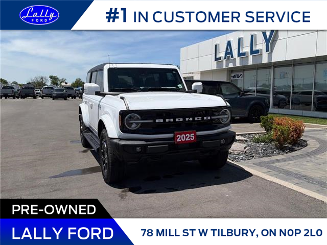 2025 Ford Bronco Outer Banks (Stk: LFBR01910A) in Tilbury - Image 1 of 15 2025 Ford Bronco Outer Banks (Stk: LFBR01910A) in Tilbury - Image 1 of 15