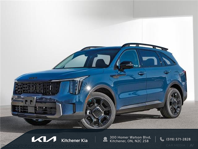 2025 Kia Sorento 2.5T X-Line (Stk: 25345) in Kitchener - Image 1 of 20