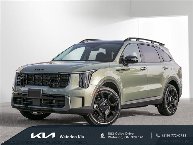 2025 Kia Sorento 2.5T X-Line (Stk: 25316) in Waterloo - Image 1 of 24